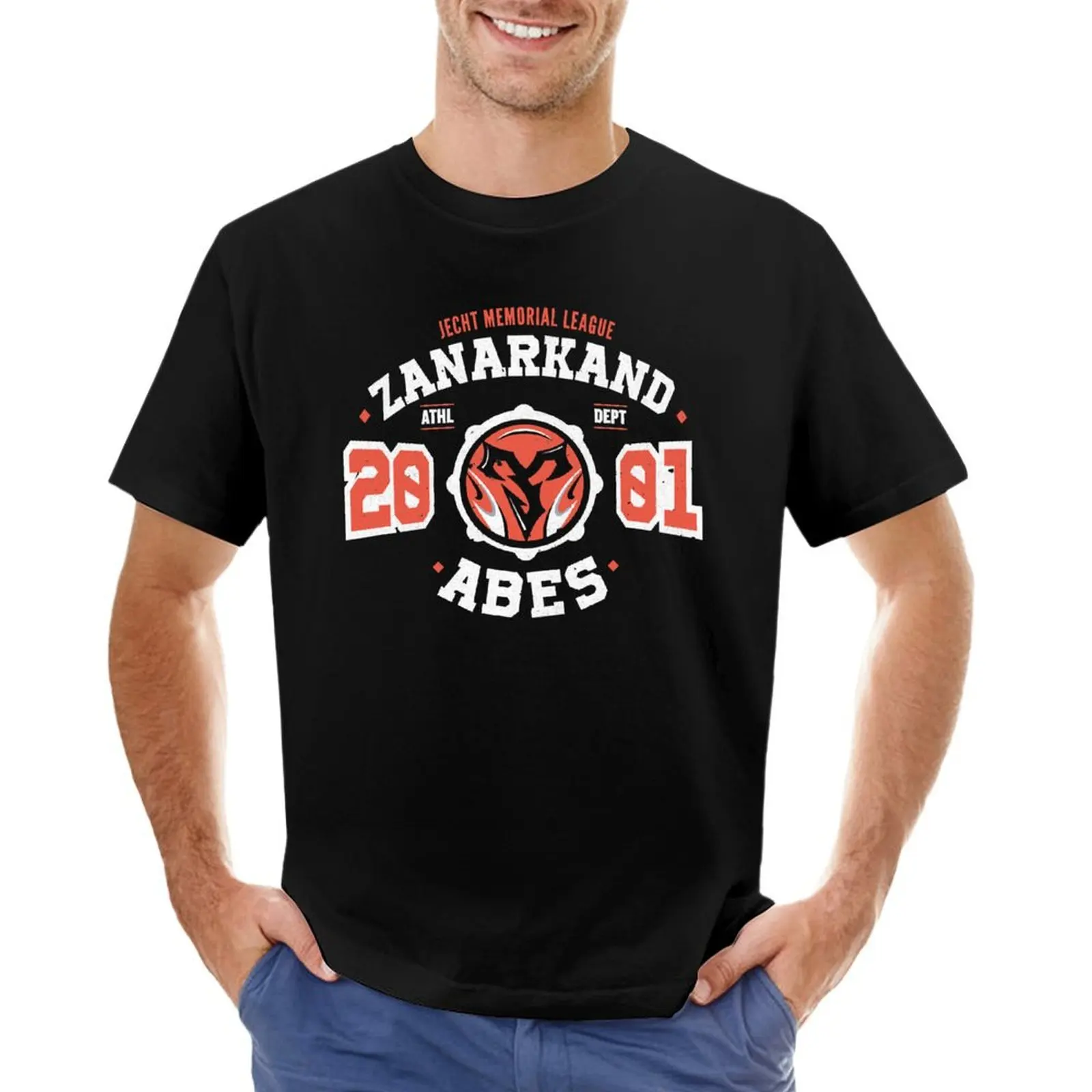 Zanarkand abes blitzball футболка для чемпионов Аниме фигурки Мужская одежда Аниме незаменимая футболка мужские тренировочные рубашки