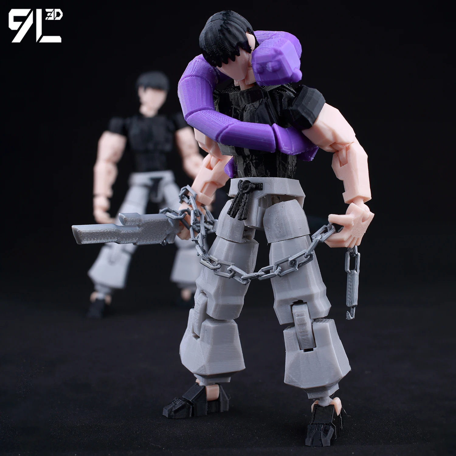 Фото ​ ​ 9L3D Dummy13 Аниме-модель, ограниченная серия, многосоставная подвижная фигурка ​   Дешевый праздничный подарок на день рождения ​   Т13 №4