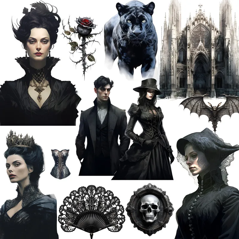 Наклейки Dark Queen, стикеры для рукоделия и скрапбукинга, детские игрушки, наклейки, DIY канцелярские принадлежности