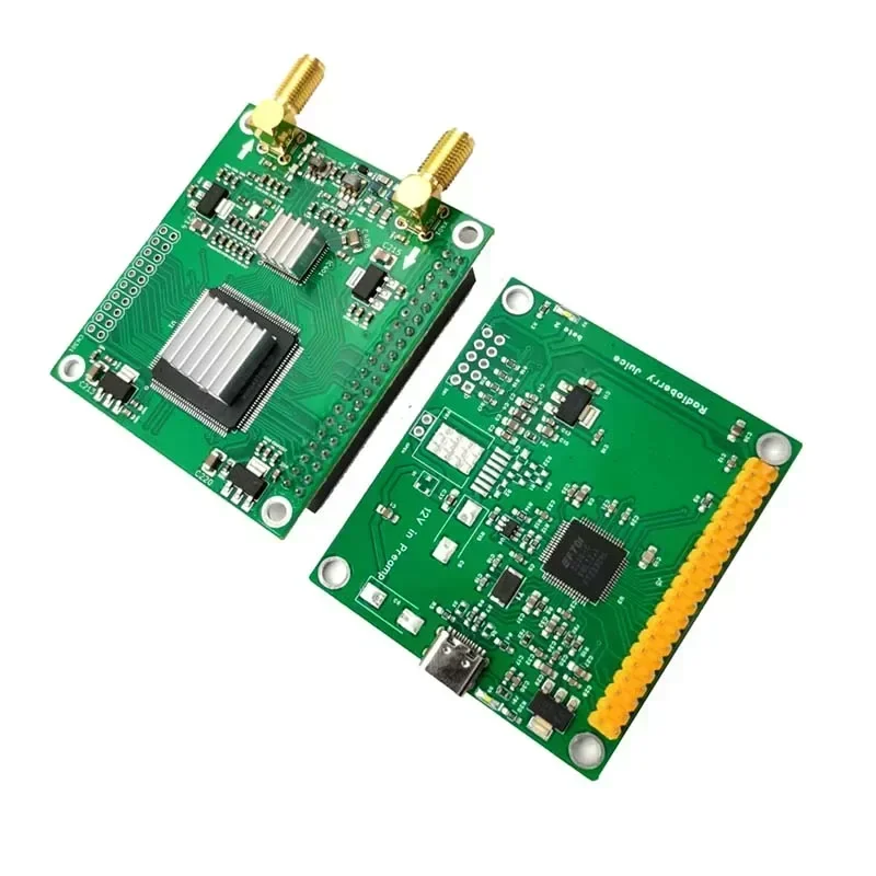 Фото Для SDR Radioberry V2.0 B4 для Raspberry Pi 4, радиокарта, аналоговые устройства AD 986610 12-битный широкополосный модем CL25 и плата адаптера №2
