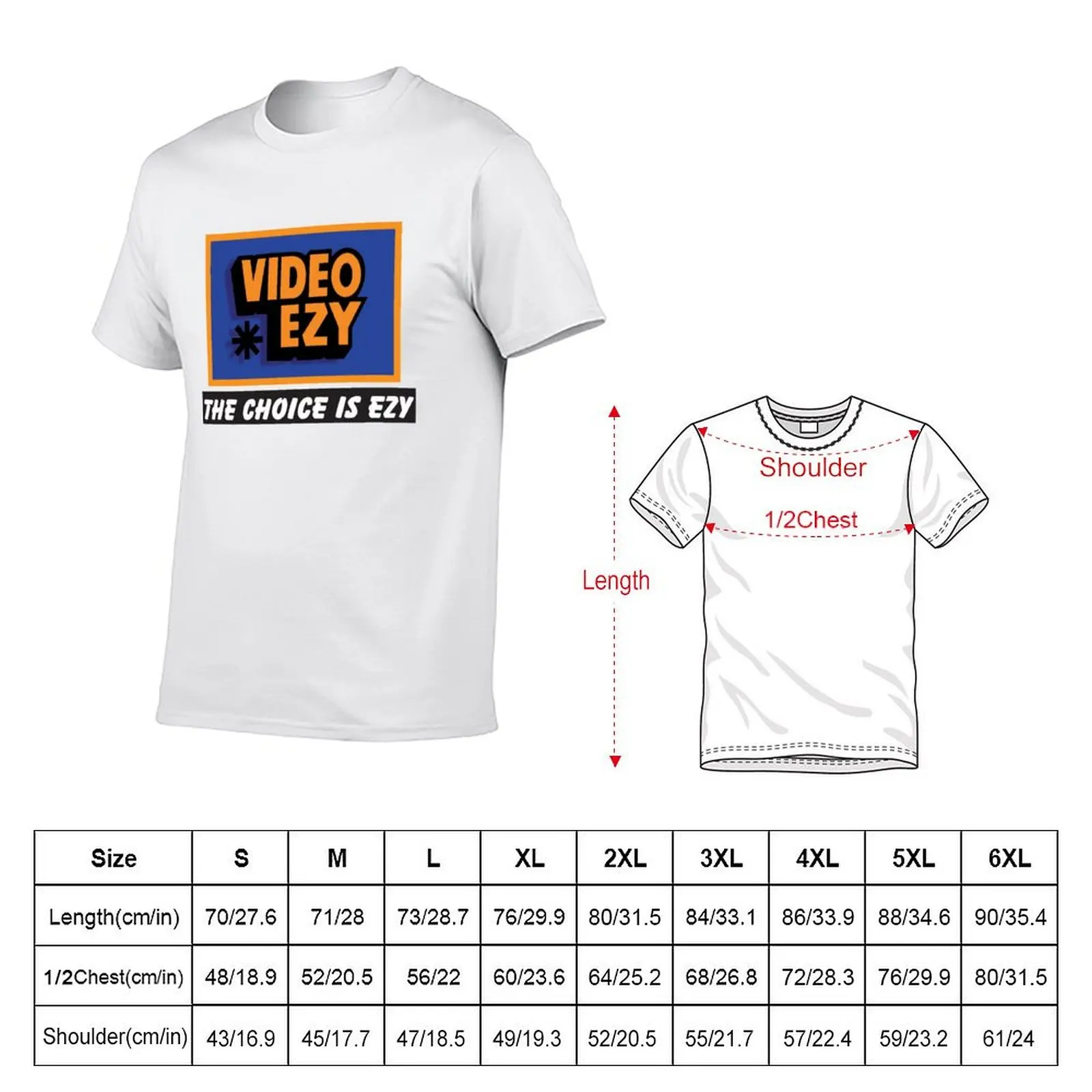 Video ezy T-Shirt man t shirt designer man t shirt cotton high quality T-Shirt (art.: 3920d1ea29dea) - 3920d1ea29dea