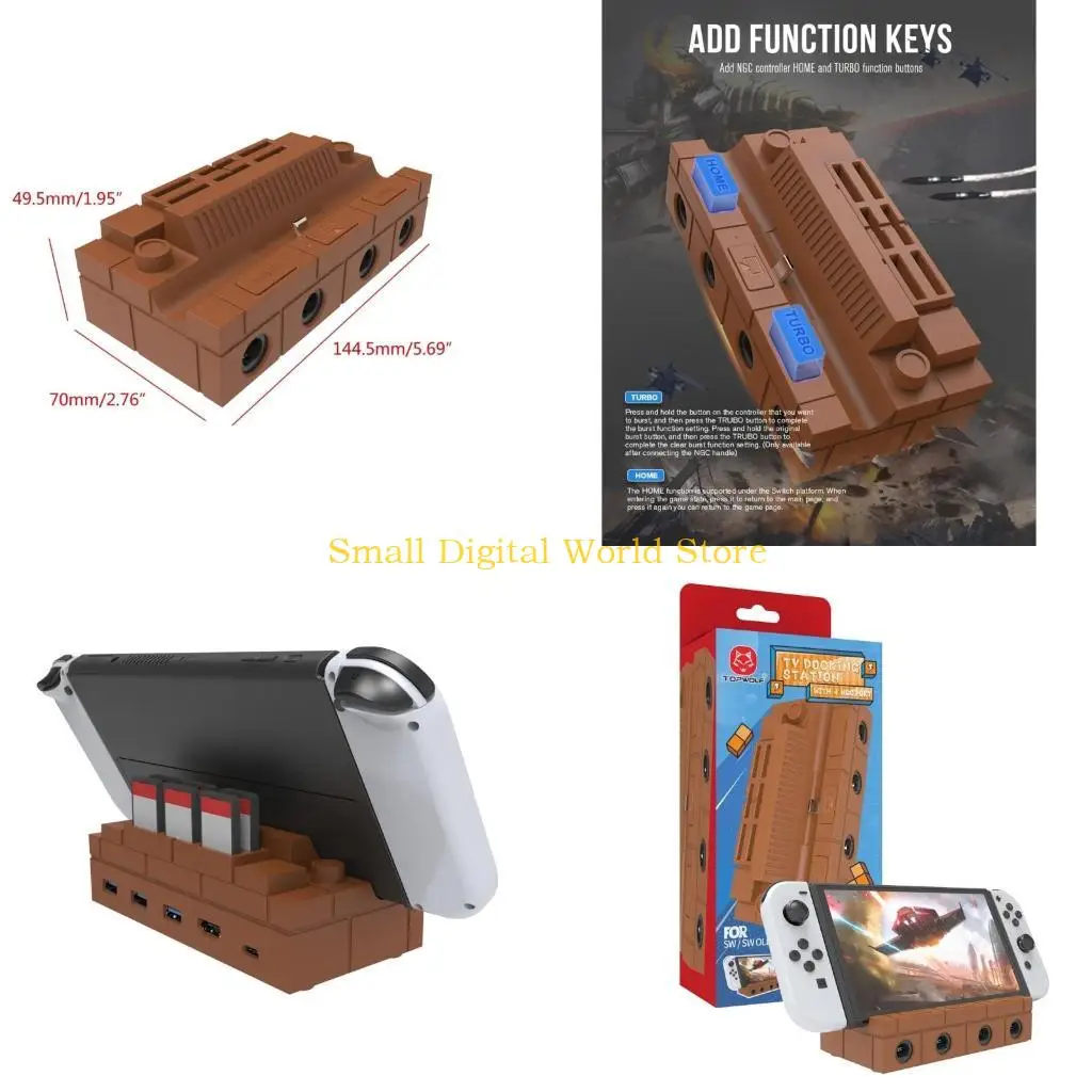 77UB HDMI-совместимый док-станция Base Base для Switch OLED Switch