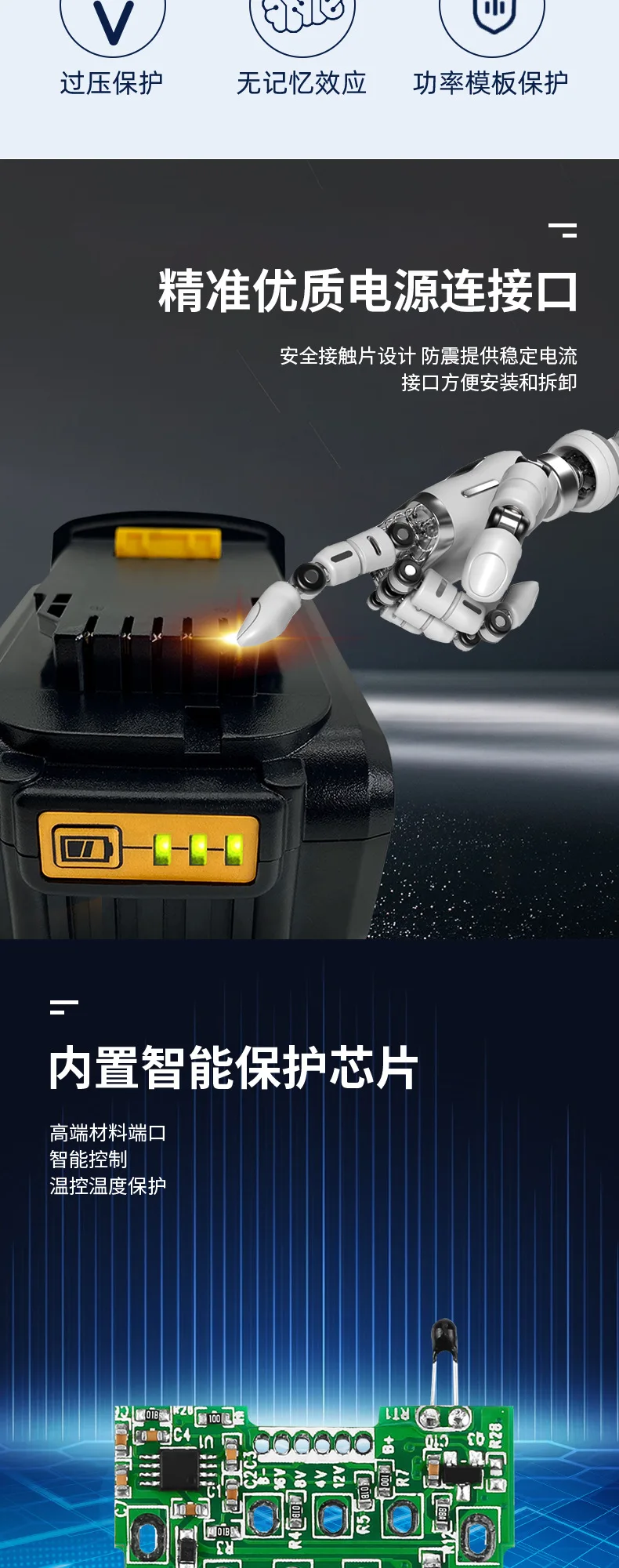 100% оригинал для DeWalt 18 В 6000 мАч аккумуляторная батарея для электроинструментов со светодиодной литий-ионной заменой DCB205 DCB204-2 20 В DCB206 (art.: 3920d14eb6f75) - 3920d14eb6f75