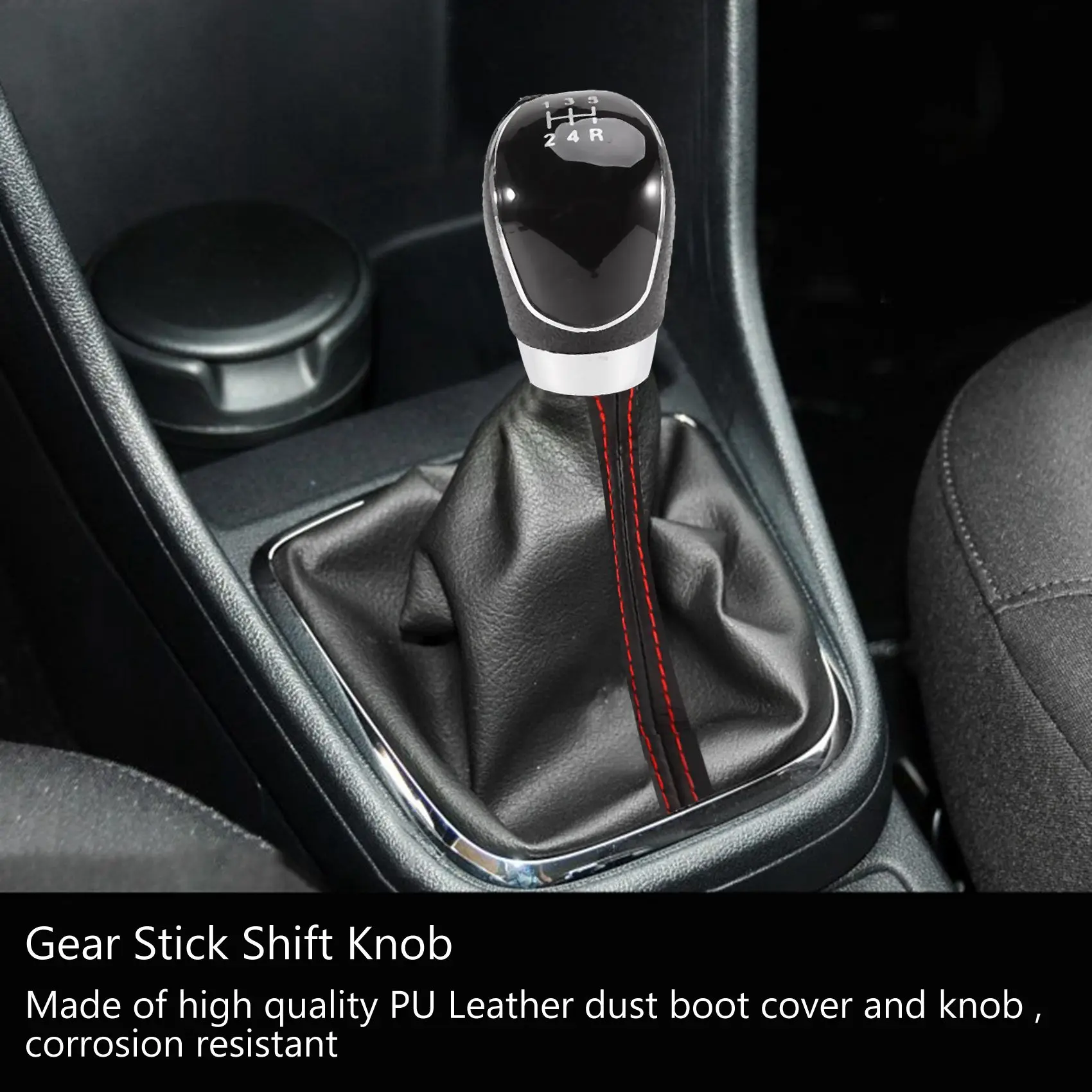 Фото Pommeau de Levier de Vitesse à 5. Vitesses et Couvercle de Coffre à PoussièRe pour Ford Focus MK2 2005-2012 гг. №4