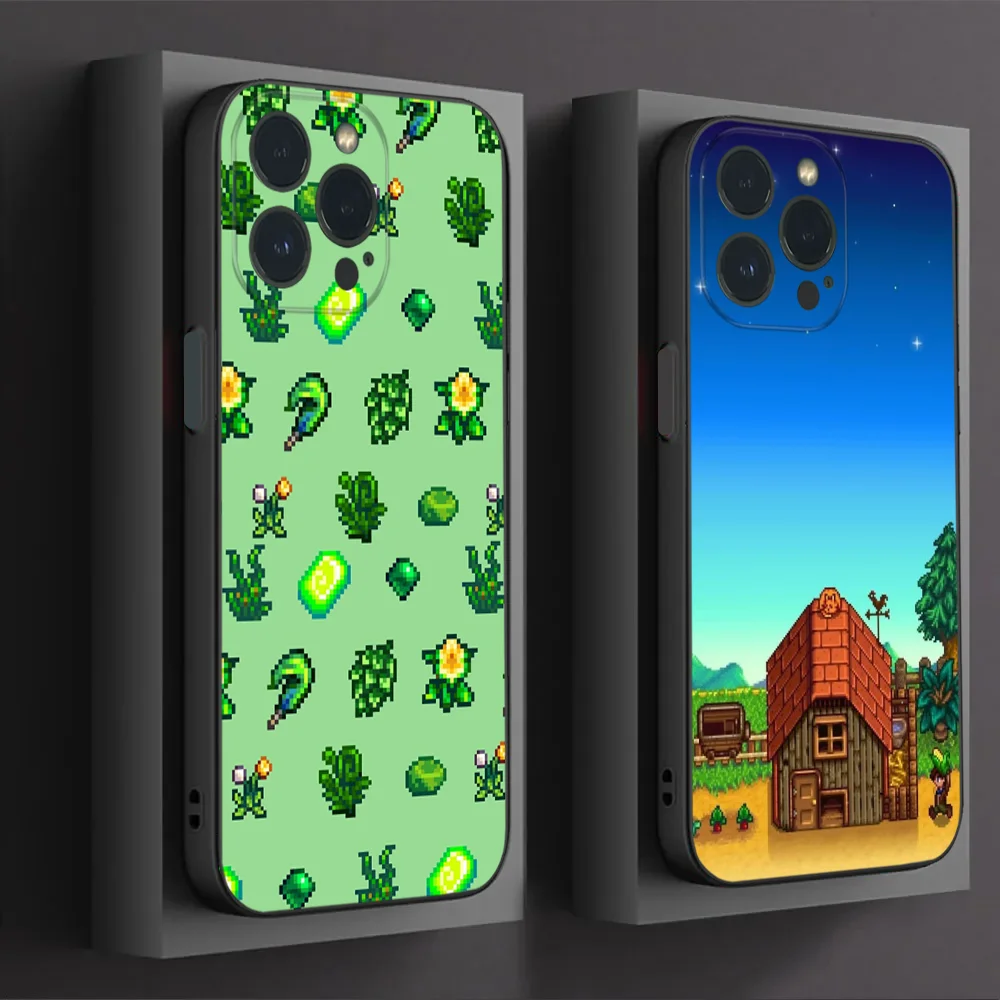 Чехол для телефона Game S-stardew Valley для IPhone 16 15 14 13 12 Mini 11 Pro XS Max X XR SE5 6 7 8 Plus, мягкий силиконовый чехол