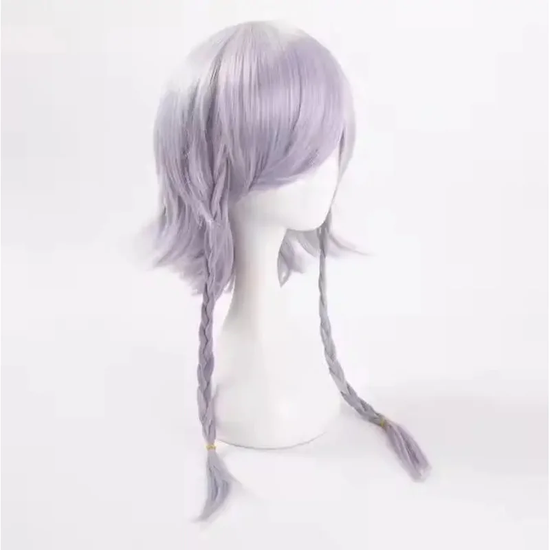 2025 12 аниме TouHou Project OW Reaper Genderbend Izayoi Sakuya синтетический парик серебристо-серый плетеный парик для косплея