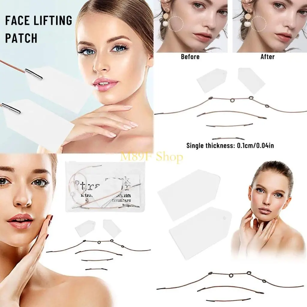 M89F 40pcs Face Lift лента невидима для наклеек на лице