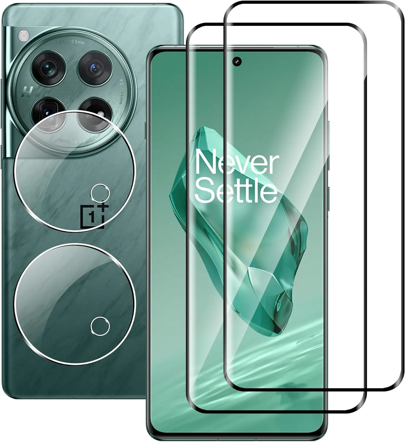 3D изогнутое закаленное стекло 9H для Oneplus 12, Защитное стекло для экрана Oneplus 12, мягкая защита для объектива камеры