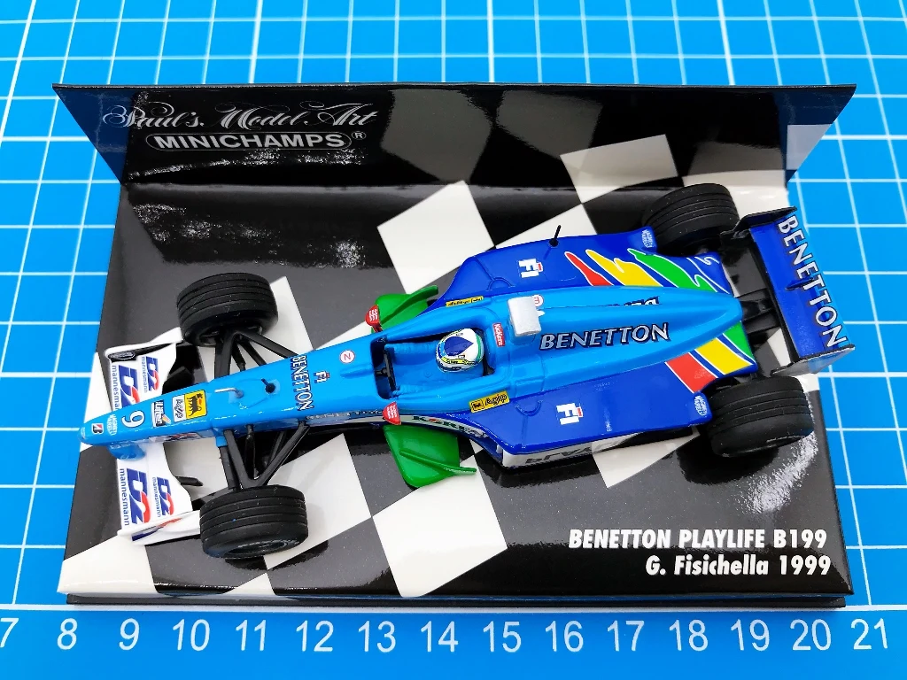 Миниатюрная модель автомобиля в масштабе 1:43, F1, B199, 1999