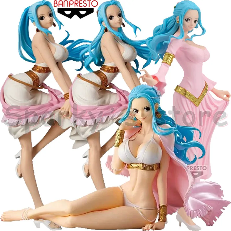 Фигурка Bandai Original Glitter & Glamours ONE PIECE из аниме, фигурка Nefertari Vivi, игрушки для мальчиков и девочек, детские подарки на день рождения