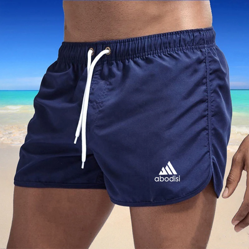Cetak Musim Panas Renang pendpendek Pantai Seksi Celana Selancar Cepat Kering Chort Homme