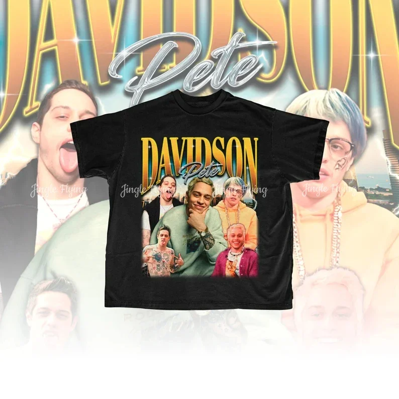 Рубашка в стиле ретро, толстовка Pete Davidson Stand Up, рубашка с комиком, забавная хлопковая футболка унисекс Pete Davison