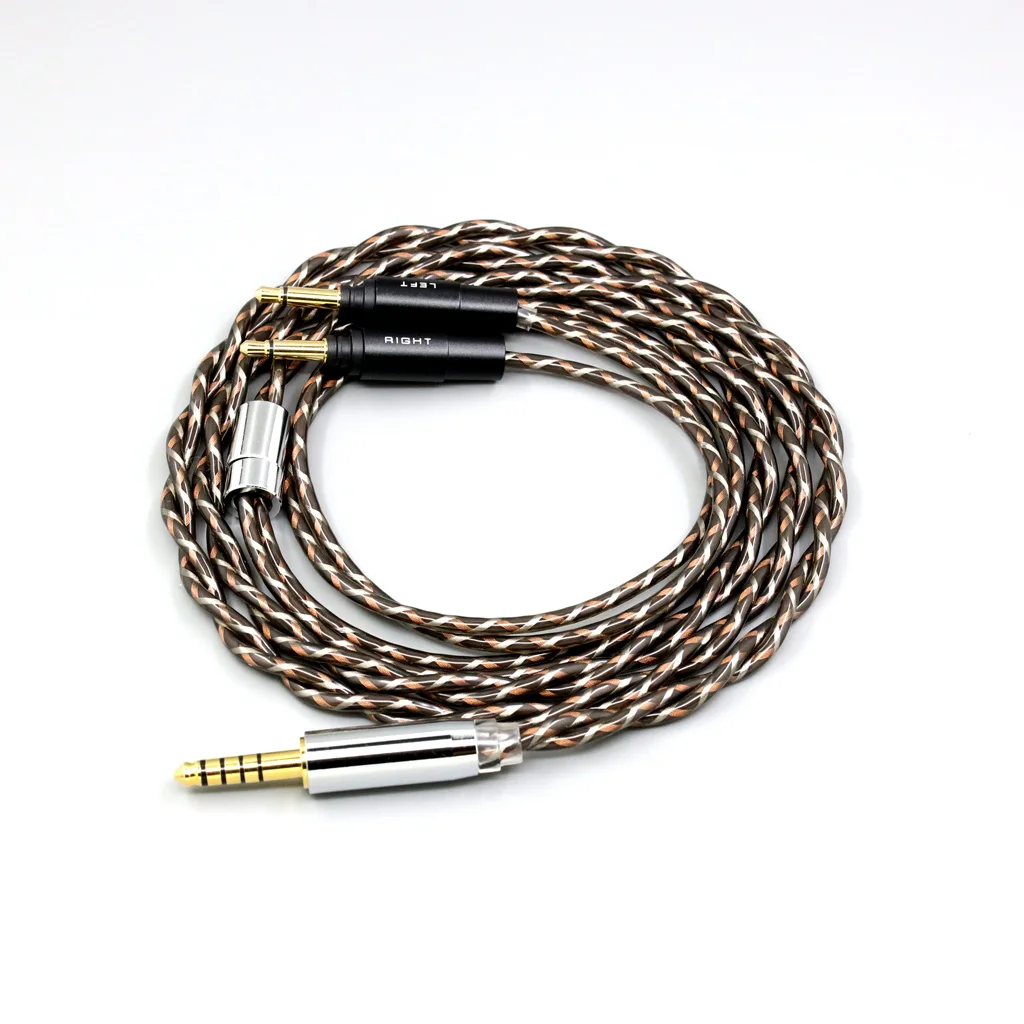 Фото ТипX 25AWG Litz Shielding 7n OCC Кабель для наушников для Yamaha YH-5000SE Разъем 1:1 8899 №5