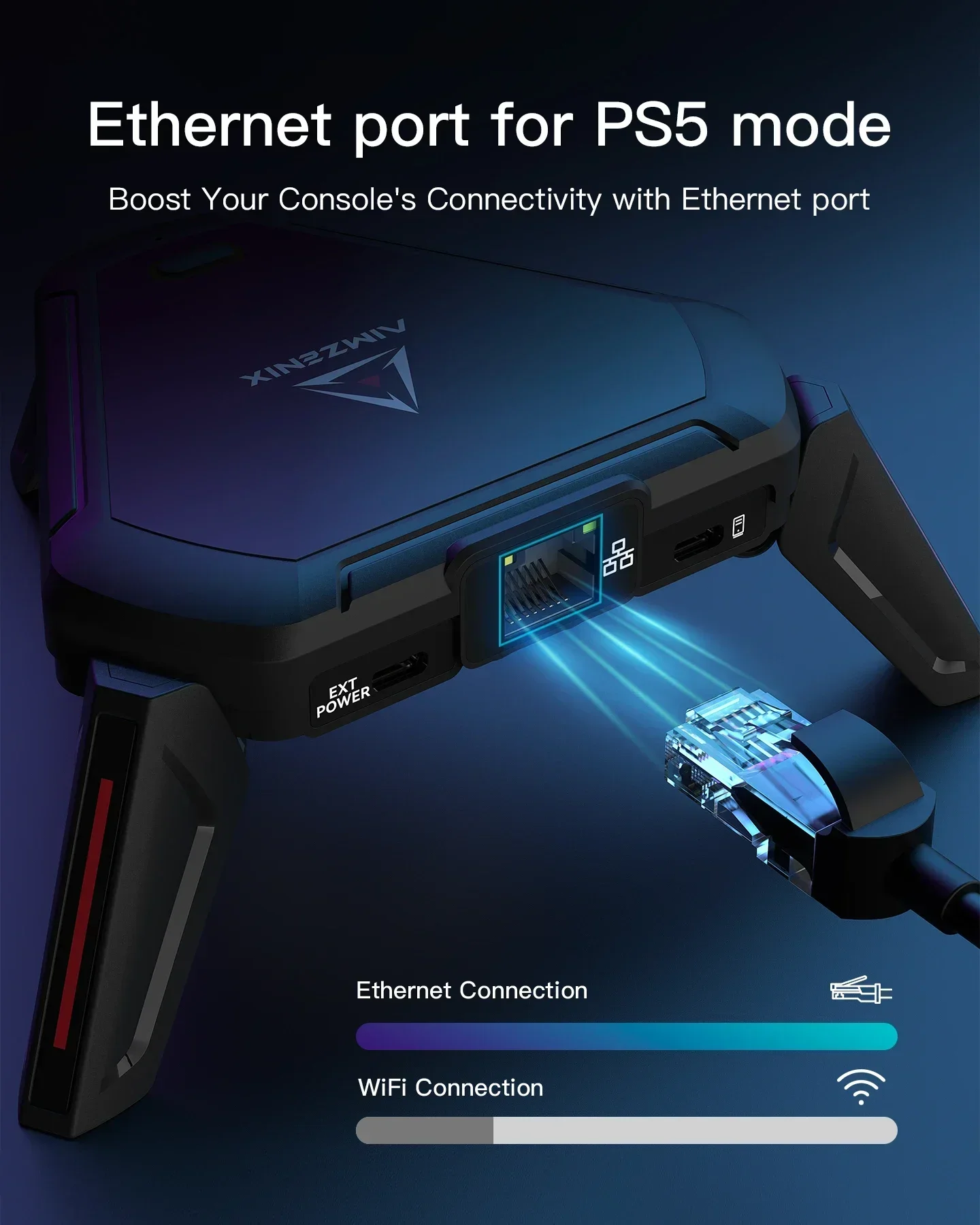 Фото Игровой адаптер Aimzenix Ax600 K&m для Ps5, Ps4, Xone, X360, Xss, Xsx, N-переключателя, поддерживает наушники 3,5 мм, приложение №5