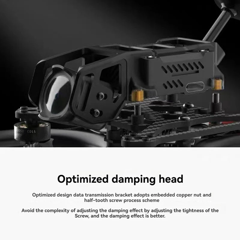 Фото Бесщеточная рамка для BETAFPV Pavo20 с кронштейном HD VTX, совместимая с DJI O3, для 2-дюймовых деталей дрона FPV №5