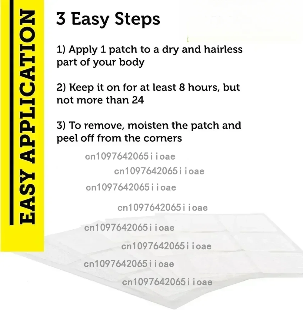 30 пластырей Lions Mane Mushroom Transdermal Patches Rich in Alpha Glucan для памяти, Focus с поддержкой иммунитета (art.: 3920cd4548f8c) - 3920cd4548f8c