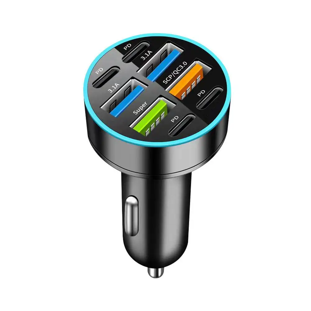 Фото Автомобильное зарядное устройство с 4usb-портами, 66 Вт №3