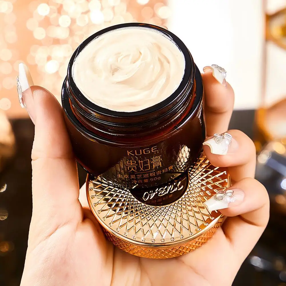 Noble Lady Cream Fairy Lazy Repair, отбеливающий кожу, увлажняющий натуральный крем для лица, кордицепс, крем Ganoderma Lumin