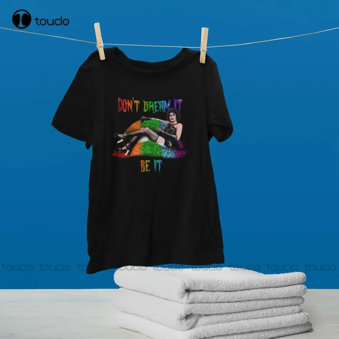 Don'T Dream It Be It Frank N Furter Colorful Lip T-Shirt The Rocky Horror Picture Show 1975 Musical Shirt Custom Gift Xs-5Xl