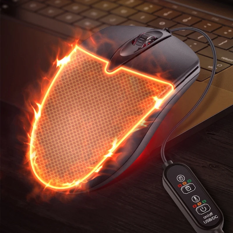 Модная зимняя эргономичная проводная uSB -мыши для мышей и для игры 1600DPI для Хэллоуина Рождество Новый год