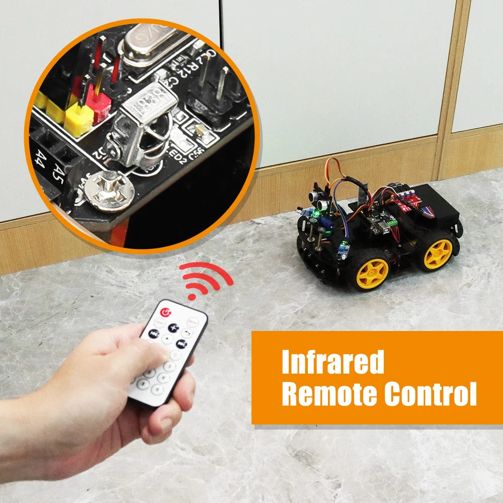 1 шт. умный робот автомобильный комплект профессиональный для Arduino программирование сборка программируемый робот полный электронный комплект (art.: 3920cf3df9d45) - 3920cf3df9d45