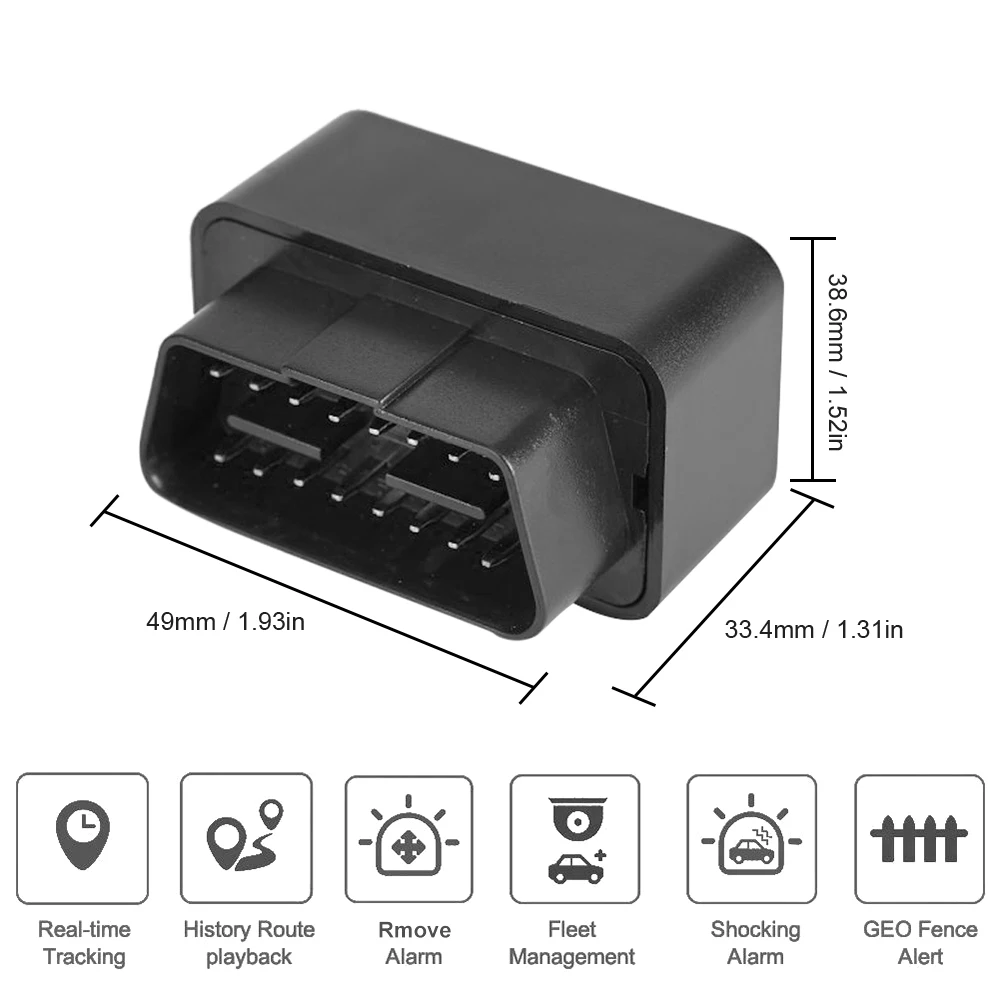 Фото 2G 4G Mini OBD GPS-трекер 12В-24В Автомобильная Противоугонная магнитная телефонная связь GPS-локатор бесплатное приложение для iOS Android №3