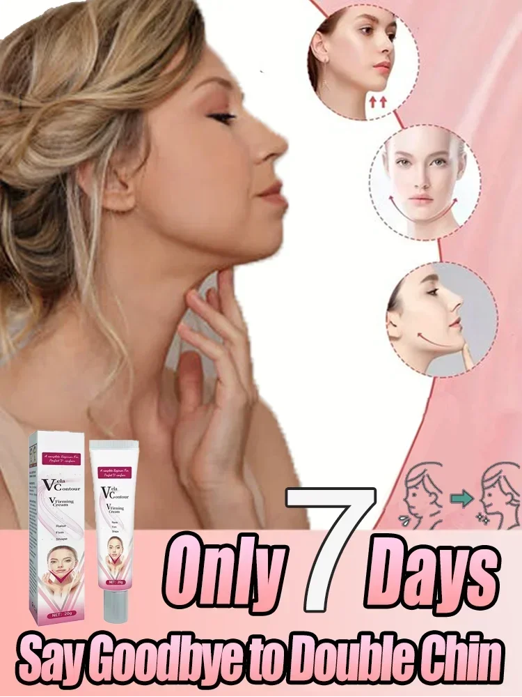 HOT SALE Double Chin V-Shape Face Lifting Face Cream Krim Kuruskan Muka Buang Lemak Dagu Fat Burning Anti-Aging Cosmetics9189