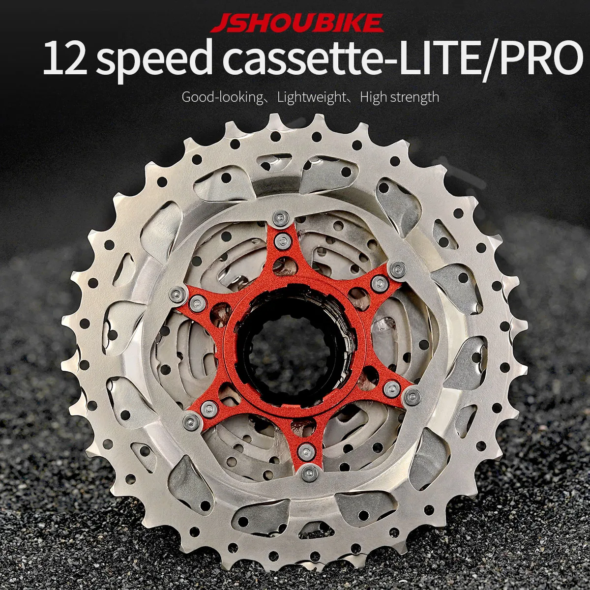 JSHOUBIKE 12-скоростная кассета, легкая профессиональная звездочка 32/46/50T, маховик для горного и шоссейного велосипеда для HG Hub, детали велосипеда Велоспорт