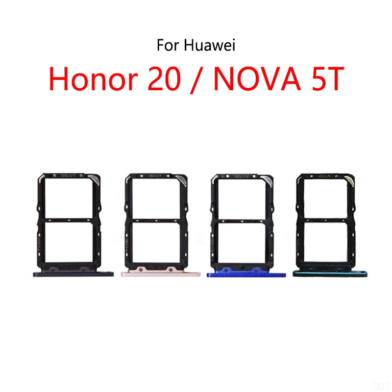 Для Huawei Honor 20 / NOVA 5T Новый слот для SIM-карты лоток держатель Sim кардридер гнездо