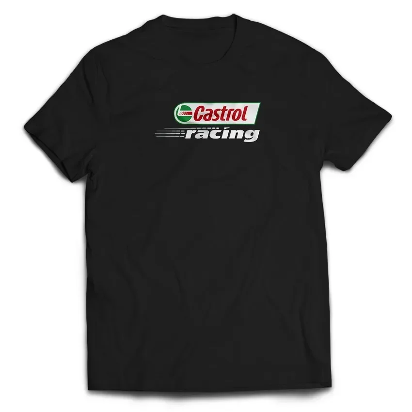 Спортивная футболка NewCASTROL Oil Company газовая гоночная хлопковая Футболка Baju CAS-0002NO1