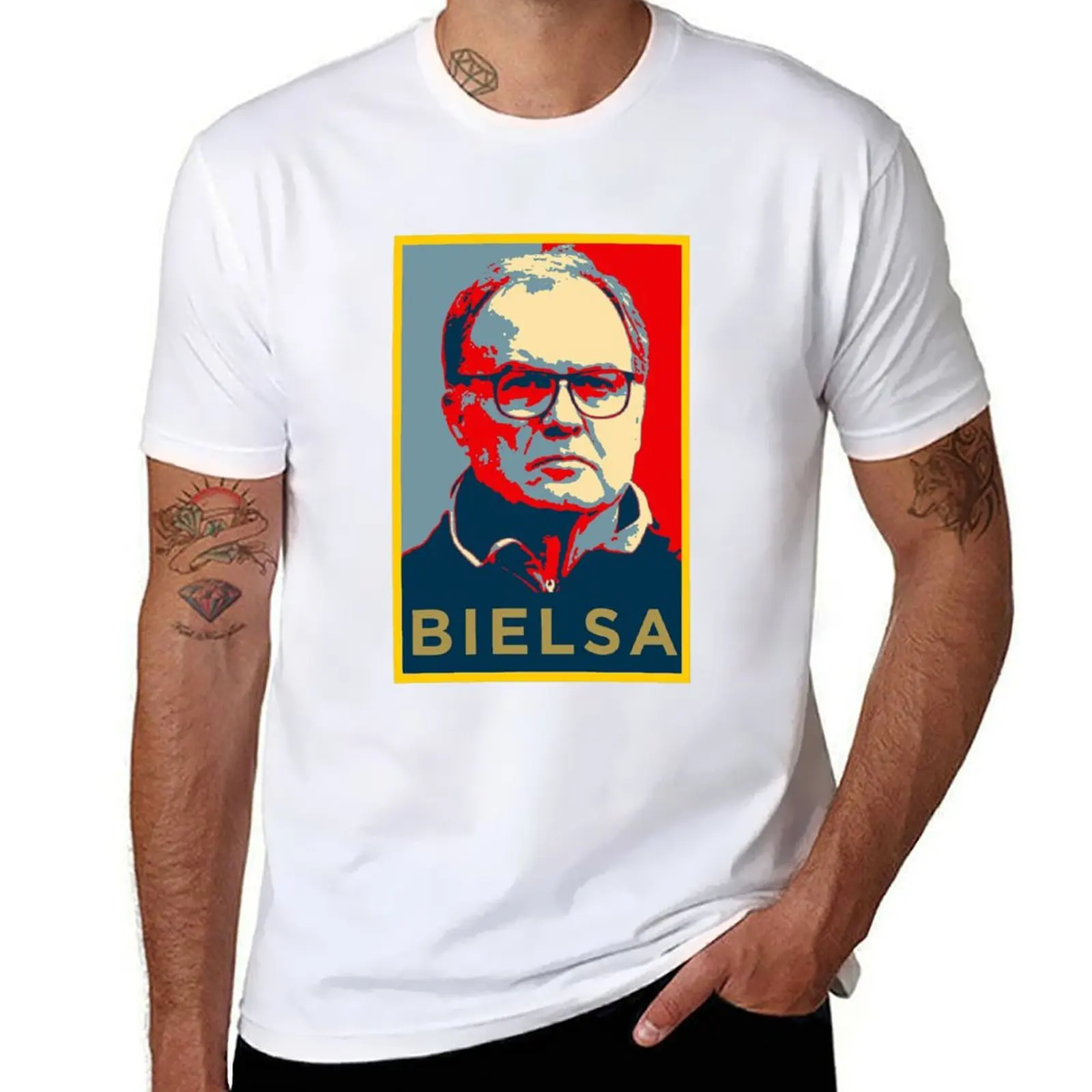 Marcelo Bielsa Artwork футболка мужская футболка хлопковые футболки для мужчин футболки с рисунком футболка