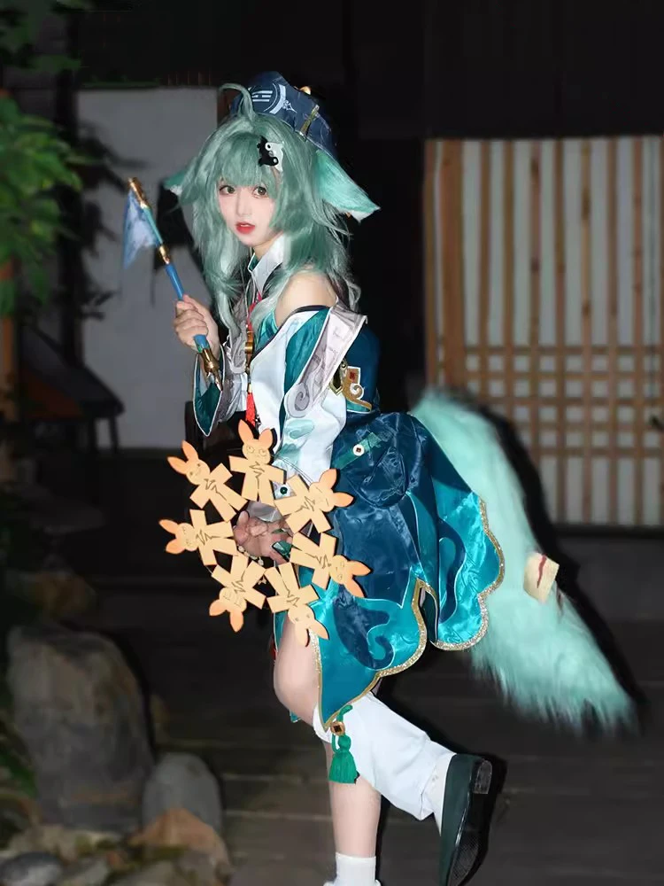 Фото COS-KiKi Honkai: Star Rail HuoHuo игровой костюм прекрасная униформа косплей костюм Хэллоуин карнавальная вечеринка наряд для ролевых игр женский №5