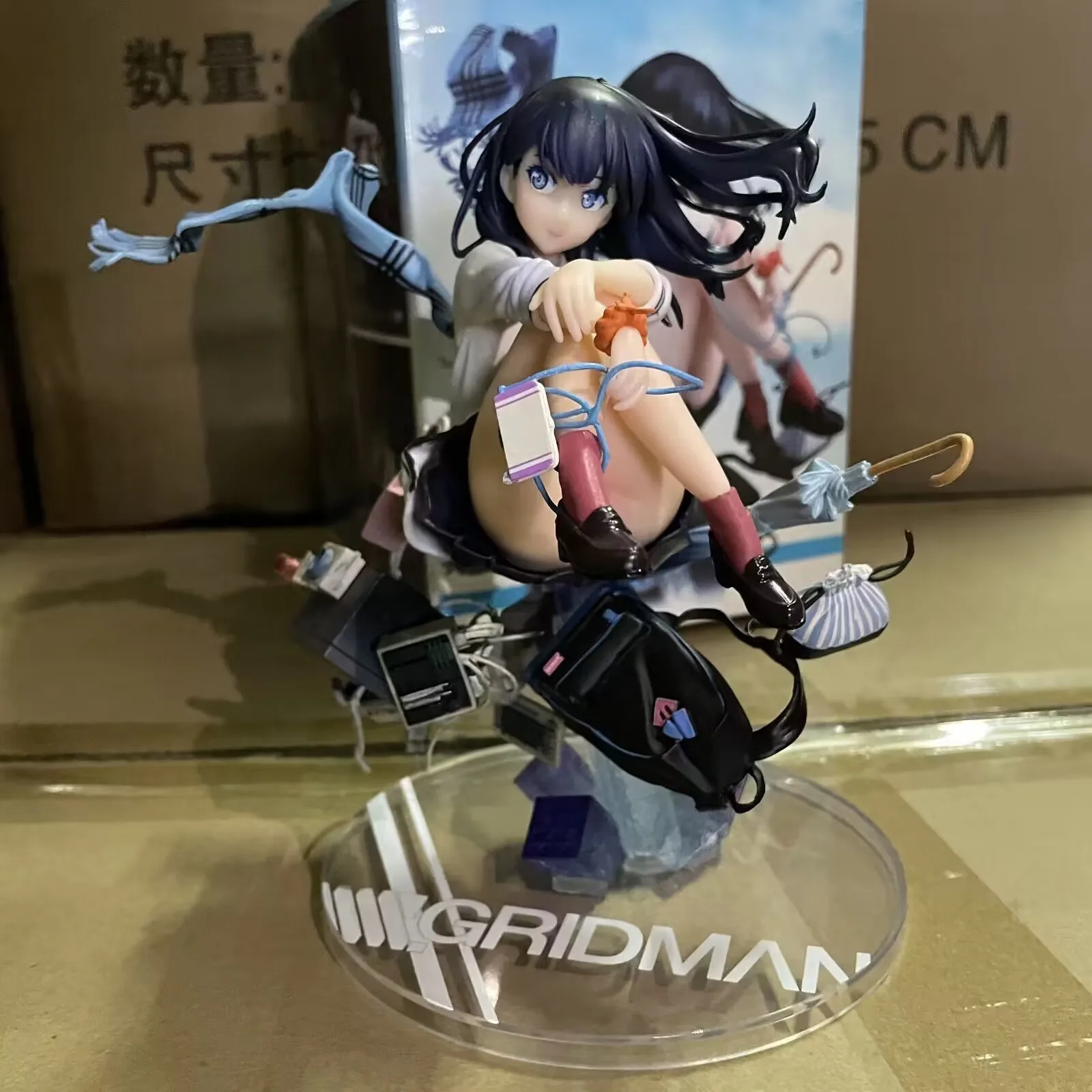 Фото Фигурка Gridman Takarada Rikka Kawaii, аниме фигурки Ssss Gridman, милая фигурка Hentai, 18 см, сексуальная статуя для девушек, модель, игрушки, подарки №2