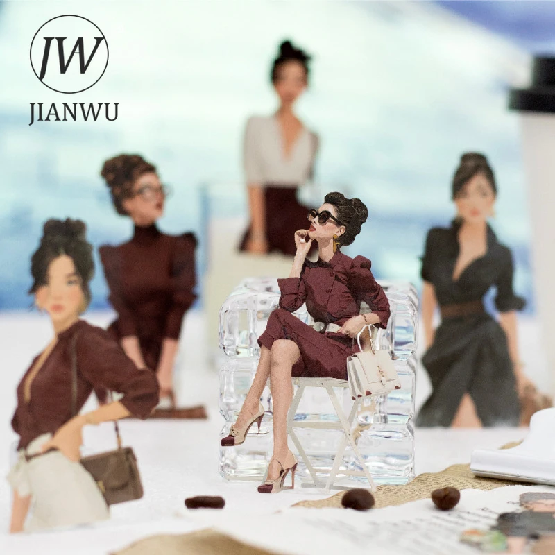 Фото JIANWU Falling Into Summer Series винтажный персонаж пейзажный материал коллаж наклейка для скрапбукинга креативные канцелярские принадлежности для журнала «сделай сам» №2