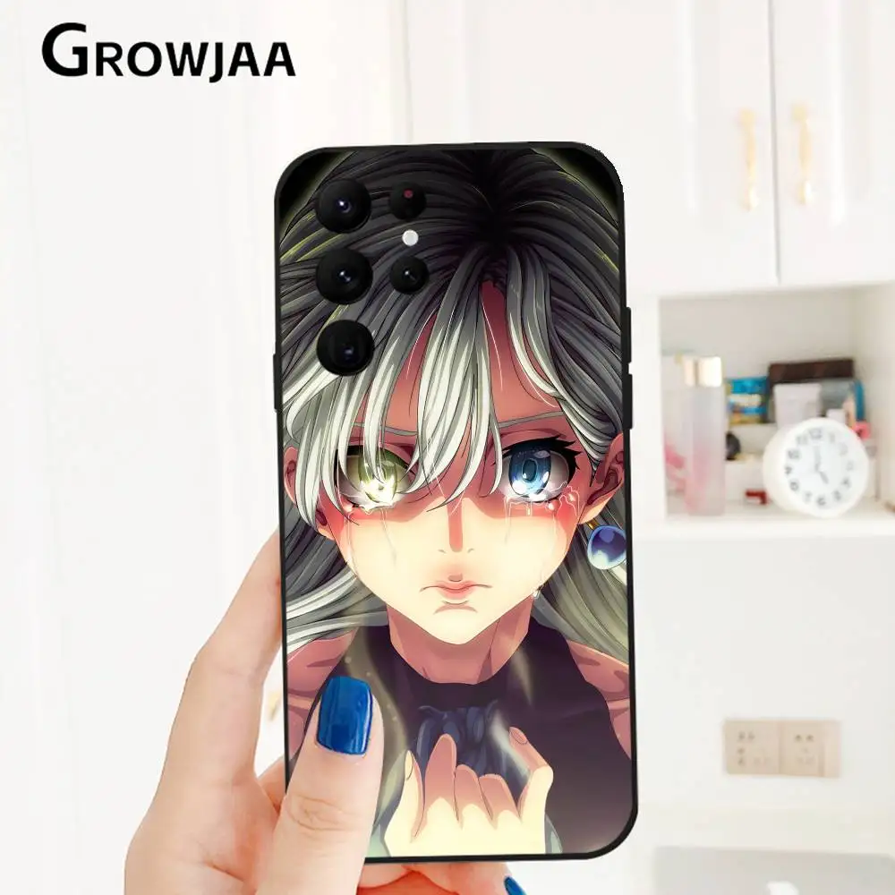 Фото Чехол для телефона N-Nanatsu No Taizai для Samsung Galaxy S25 S24 S22 S23 Ultra S21 S20 Plus 5G, матовый нескользящий полный мягкий чехол №5