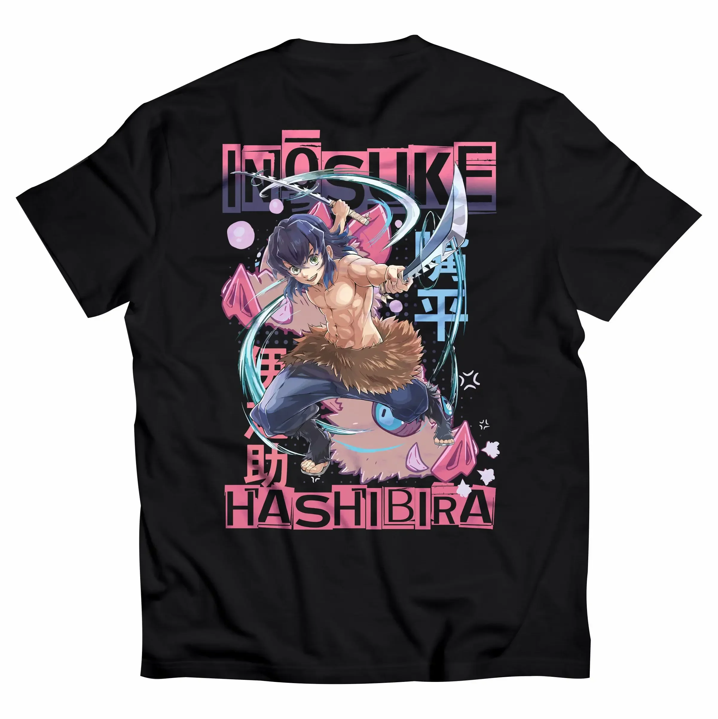 Фото INOSUKE HASHIBIRA ДЕМОН СЛЕЙЕР DS0030 #   BAJU ANIME JEPANG |   Футболка аниме |   Kaos аниме |   Хлопок чесаный 30-х годов унисекс №2