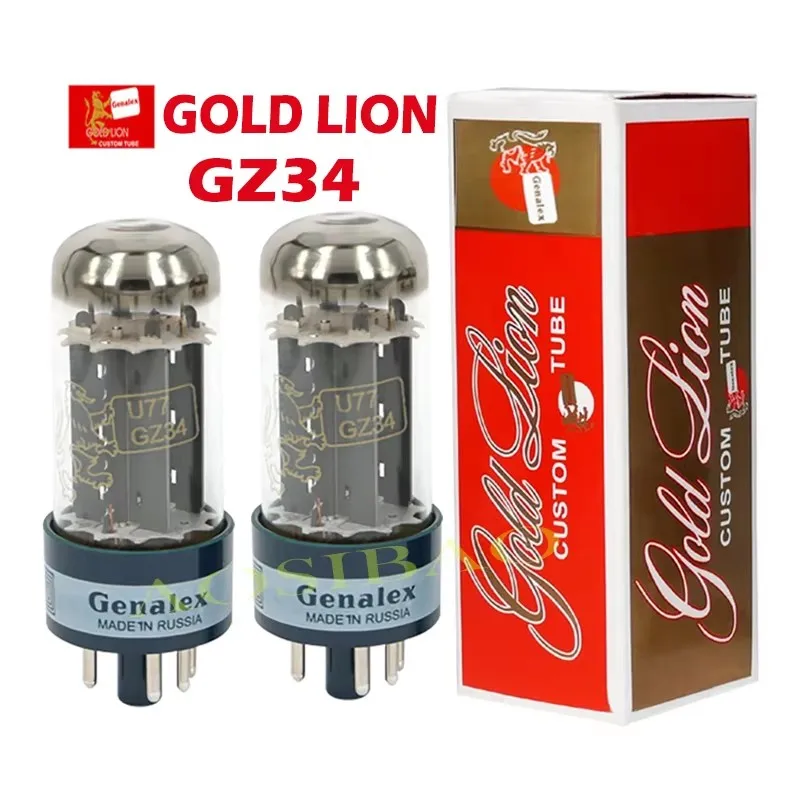 GOLD LION GZ34 Ламповый HIFI аудиоклапан заменяет U77 5AR4 274B 5U4G GZ34 Комплект электронного лампового усилителя DIY Matched Genui