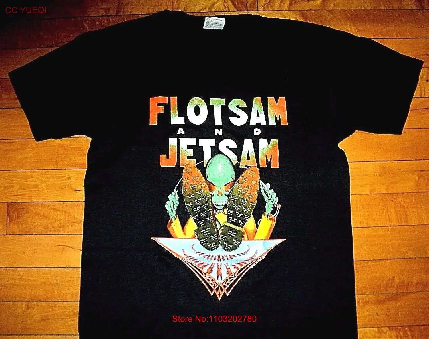 Винтажная футболка FLOTSAM JETSAM 1990 Suffer The Masses Concert Tour, новая футболка, большая винтажная стираная мягкая футболка с рисунком, удобная растянутая