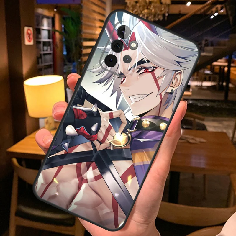 Фото Чехол Genshin Impact Arataki Itto для Samsung Galaxy A56 A36 A54 A34 A14 A06 A16 A26 A12 A32 A52 A13 A33 A53 A15 A35 A55 №4