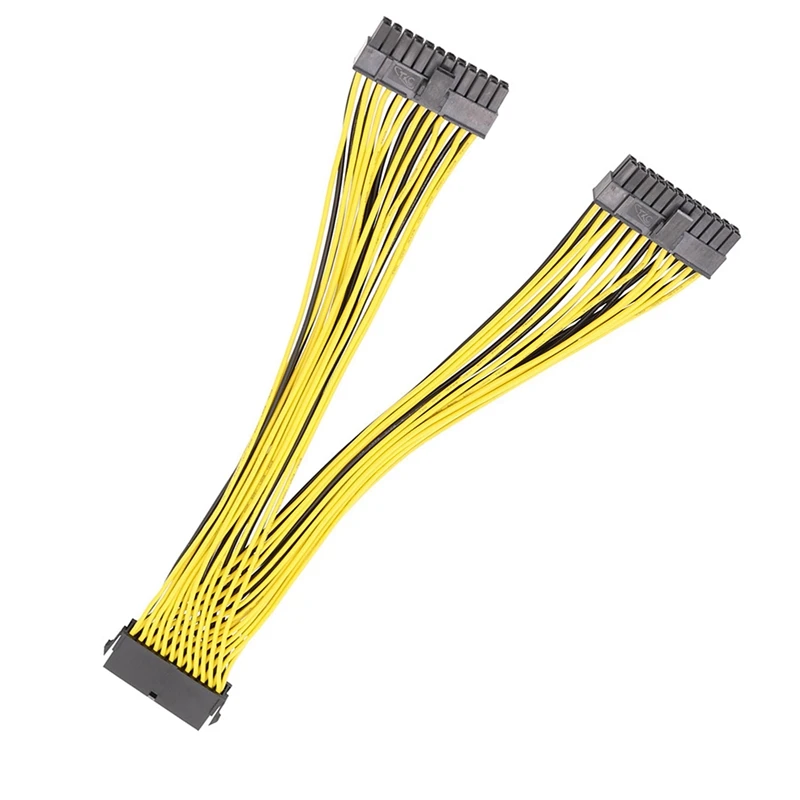 ATX материнская плата 24Pin разъем на два 24E(20 + 4) контактный Удлинительный кабель