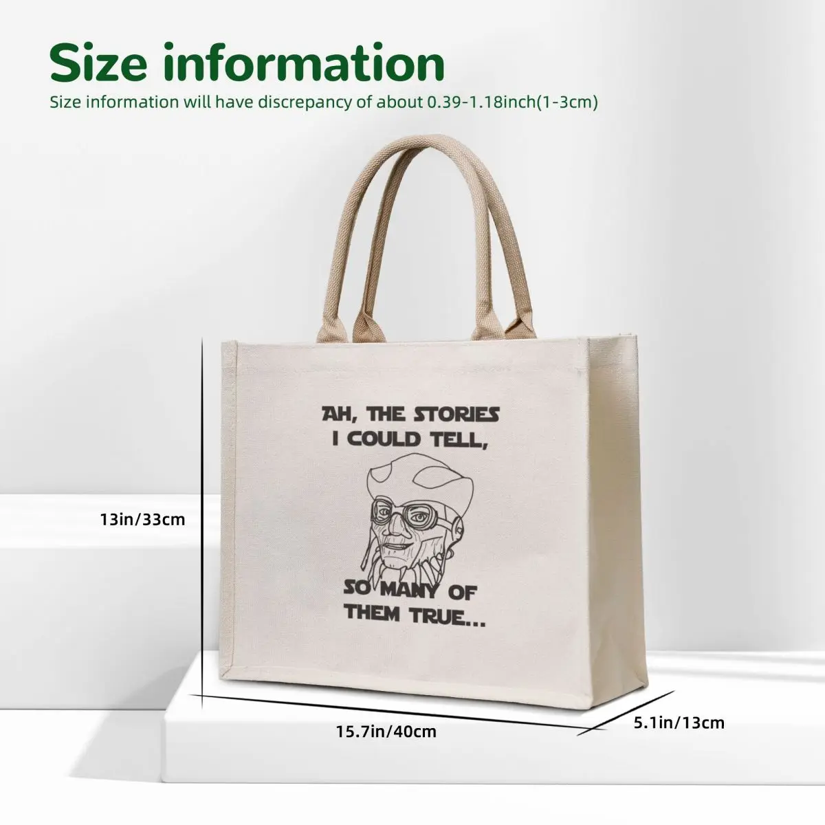 Фото Hondo Ohnaka Quote Tote Bag Тканевая сумка Портативная сумка для покупок женские сумки для покупок Женские сумки №5