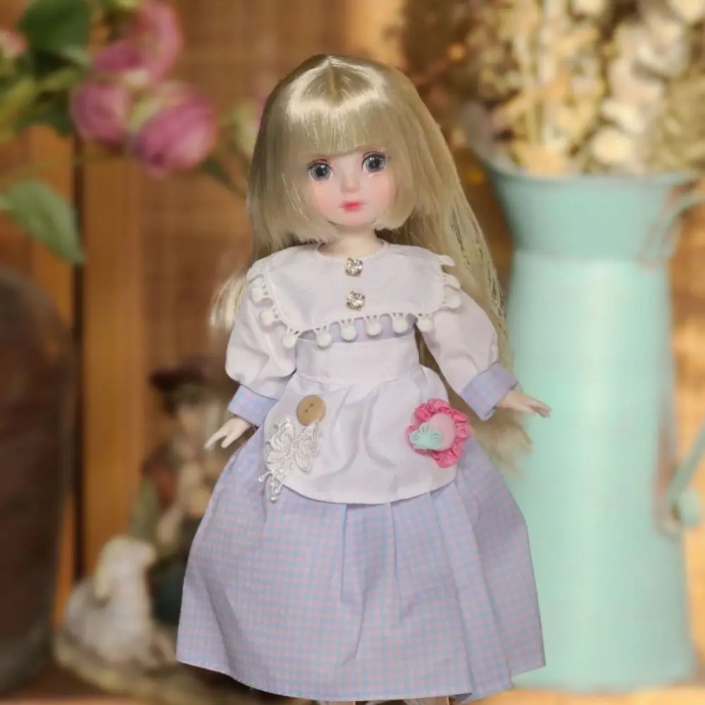 Фото 1 комплект 1/6 SD 30 см Bjd кукла с одеждой, длинные волосы и париком, макияж, платье принцессы, куклы BJD, привлекательные глаза, элегантные №2