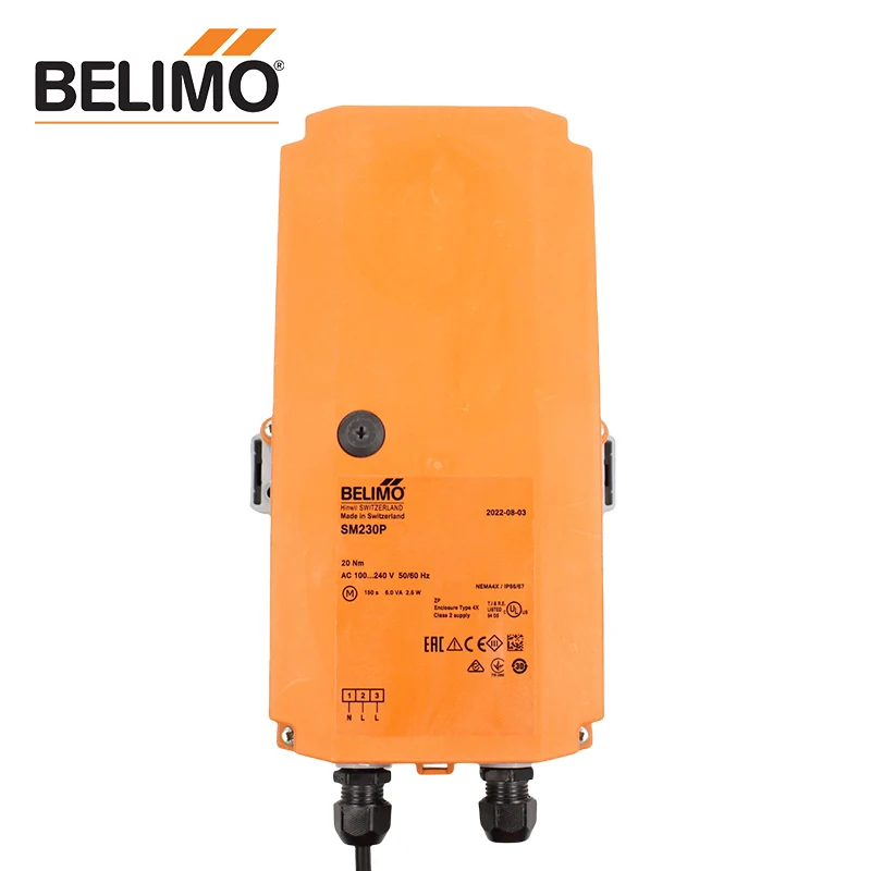 BELIMO SM230P 20 нм вращающийся привод, прочный демпфер, привод для регулировки амортизаторов в системах кондиционирования воздуха, оригинал