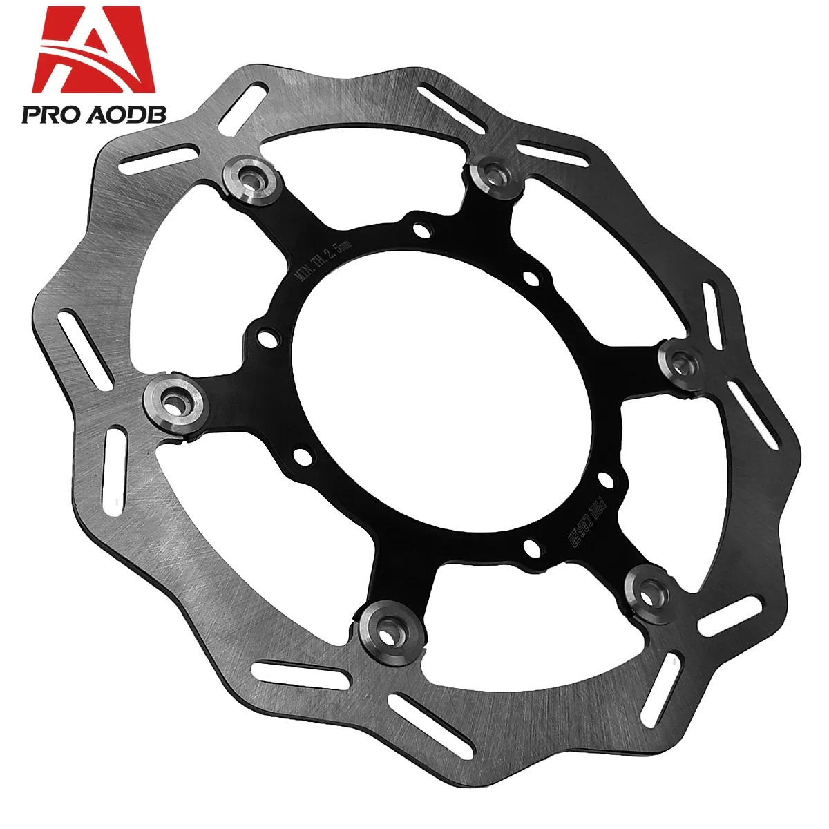Фото Для Honda CR CRF 250R 450R 250X 450X 450RX 2024 новый мотокросс 320 мм передний плавающий тормозной диск, кронштейн суппорта 2002-2023 №4
