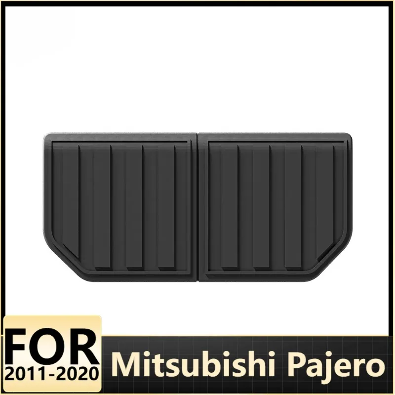 Коврик на спинку сиденья для Mitsubishi Pajero 2011-2020 Rhd 7 мест TPE Автомобильные коврики Легкая очистка Защита Всепогодная водонепроницаемая