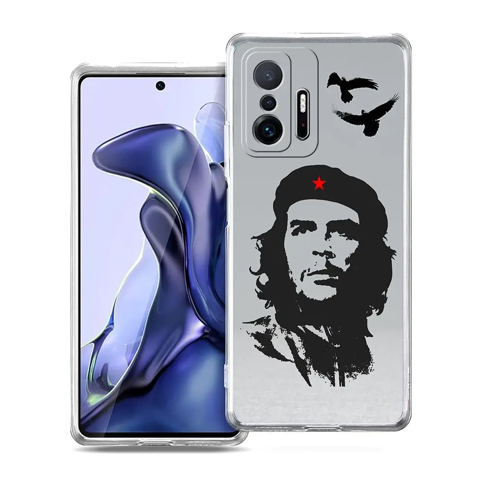 Чехол для телефона Xiaomi Mi 15 14 13 14T 13T 12T 10 12 Lite 11 11T Pro Poco X6 X5 X3 NFC F6 Мягкий прозрачный чехол Че Гевара (art.: 3920cc379c889) - 3920cc379c889