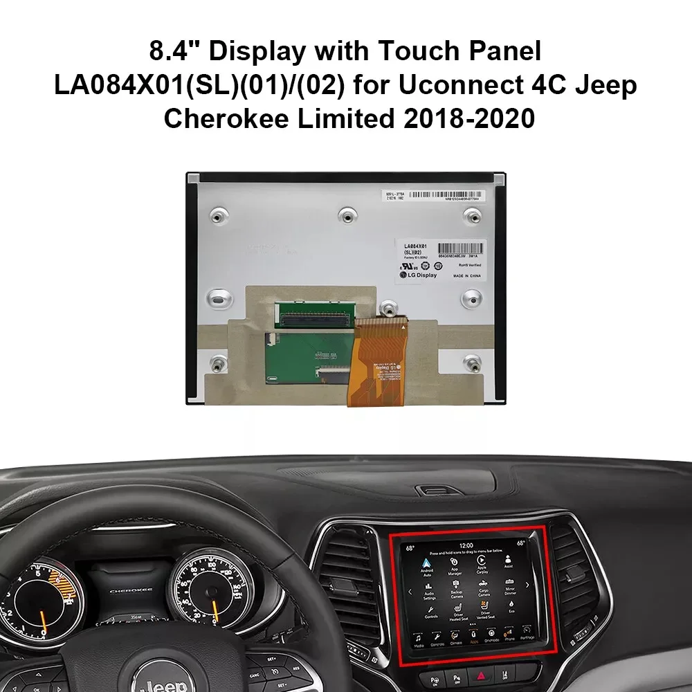 Фото 8,4-дюймовый дисплей LA084X01(SL) (02) с дигитайзером для Chrysler, Dodge RAM Radio Navi №4