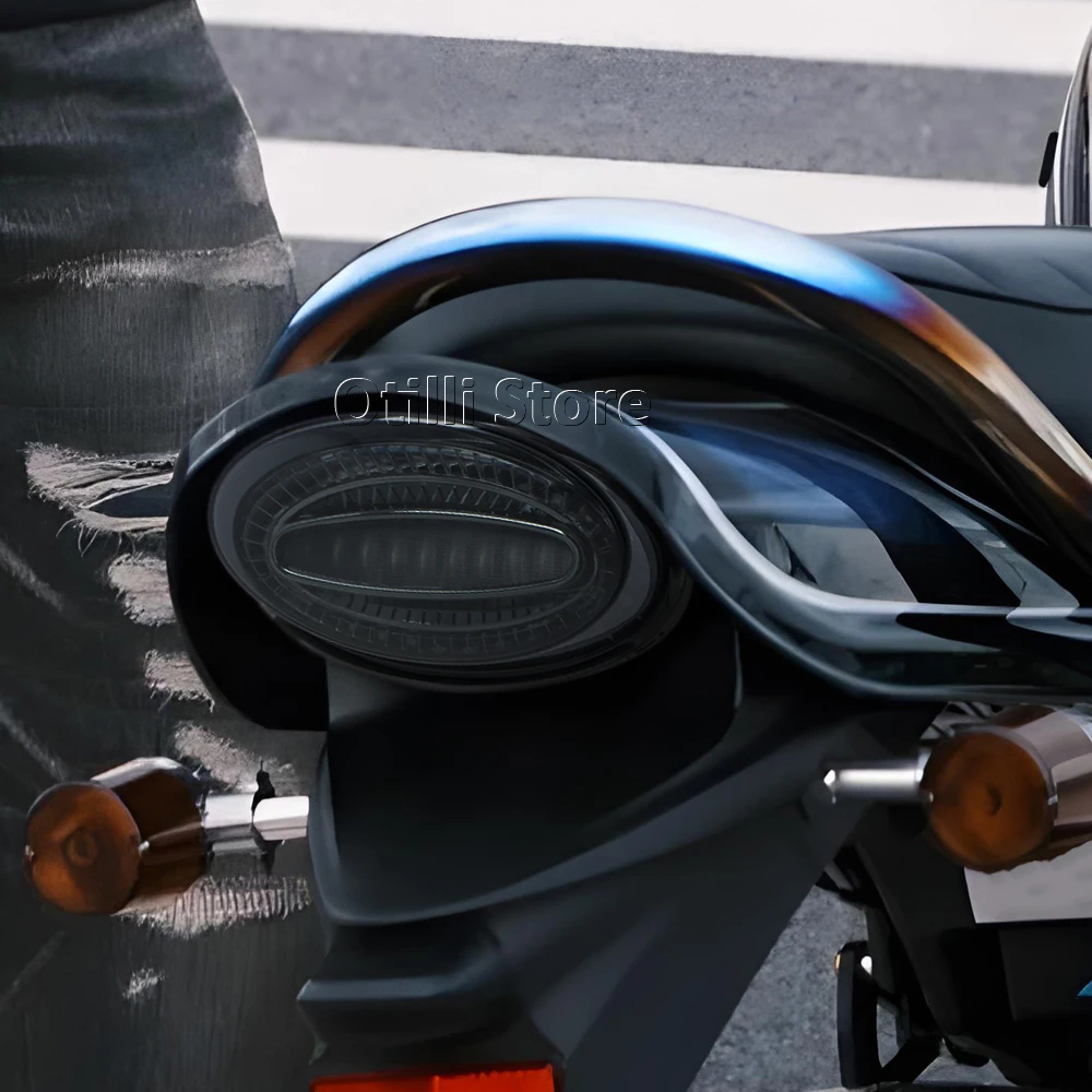 Фото Новый светодиодный стоп-сигнал для Kawasaki Z900RS Z900 RS Z900 RS 2018-2024, задний стоп-сигнал для мотоцикла, красный дымчатый №3