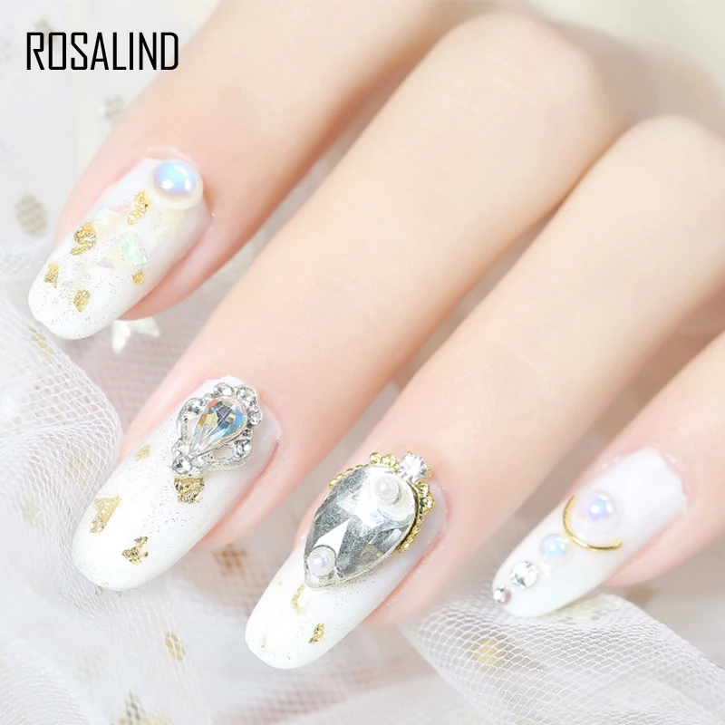 Фото Гель для ногтей ROSALIND, 5 мл/15 мл, моющийся клейкий уплотнительный слой, клейкий смягчитель, праймерное покрытие, объединяет светодиодные лампы с УФ-просветкой. №4