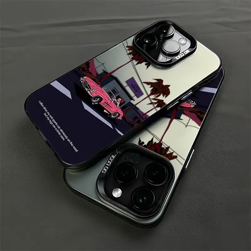 Супер крутой чехол для iPhone West Coast Sense Of Fun Run для iPhone 16, 15, 14, 13, 12, 11 Pro Max XR XS MAX 7, 8 PLUS MINI Girl INS Cover (art.: 3920cd19c3eec) - 3920cd19c3eec